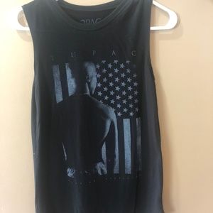 Sleeveless TuPac Shirt XS